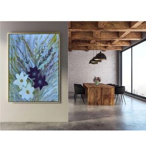 Brushed Gold Floating Frame